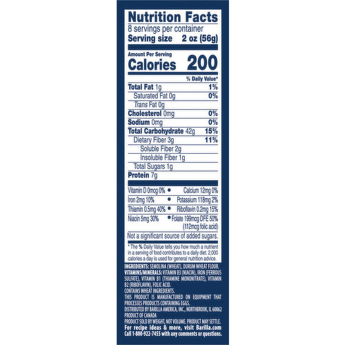 Barilla Orzo - Non-GMO Pasta Made with Durum Wheat Semolina - Kosher Certified Pasta