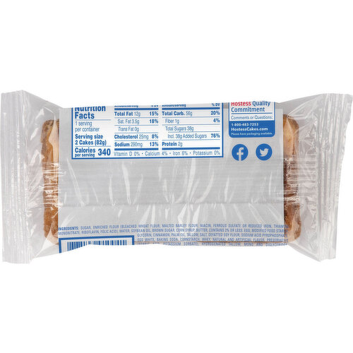 Hostess Coffee Cakes, Cinnamon Streusel