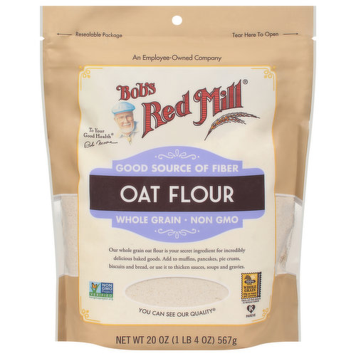 Bob's Red Mill Oat Flour, Whole Grain