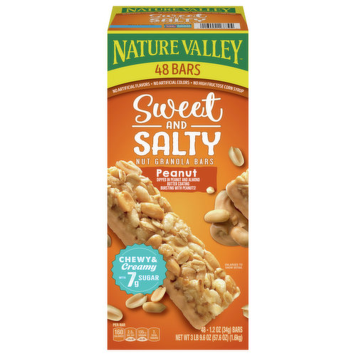 Nature Valley Nut Granola Bars, Peanut, Sweet & Salty