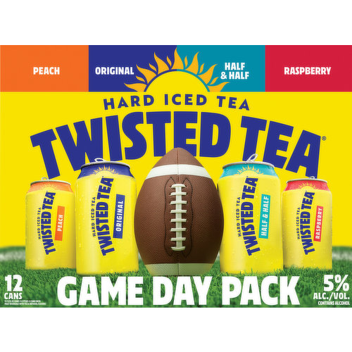 Twisted Tea Hard Iced Tea, Game Day Pack, Variety Pack