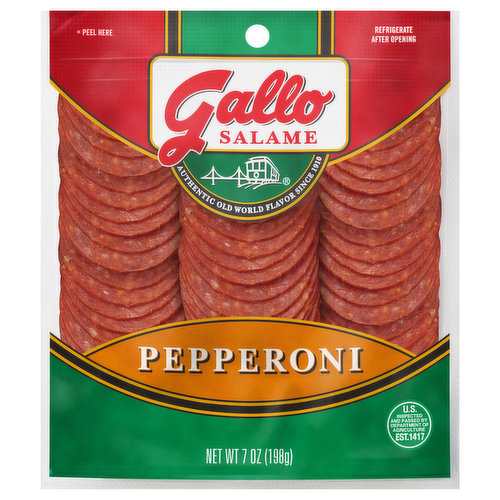 Gallo Salame Gallo Salame® Deli Sliced Pepperoni Lunch Meat, 7 oz