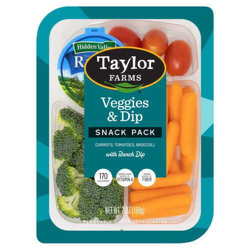 Taylor Farms Veggies & Dip Snack Pack