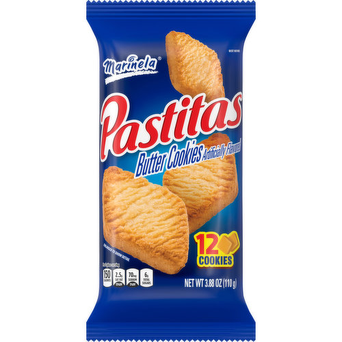 Marinela Marinela Pastitas Diamond Shaped Butter Cookies, 12 count