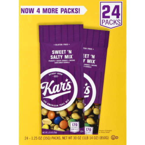 Kar's Sweet 'n Salty Mix, 24 Pack