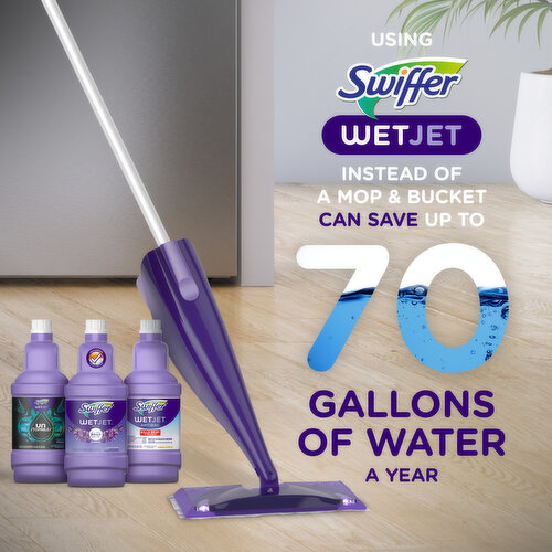 Swiffer WetJet Mop Refill Solution, Floor Cleaner, Lavender
