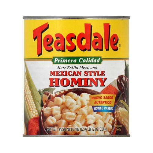 Teasdale Mexican Hominy 108 oz