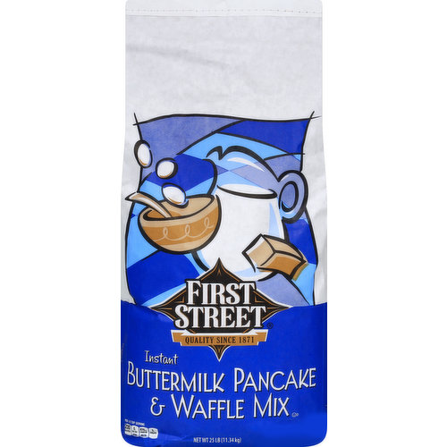 First Street Pancake & Waffle Mix, Instant, Buttermilk