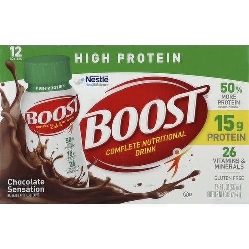 Boost Balanced Nutritional Drink, High Protein, Rich Chocolate