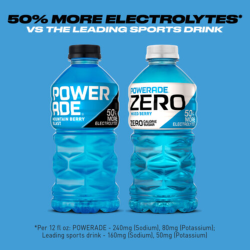 Powerade  Mixed Berry Electrolyte Sports Drink