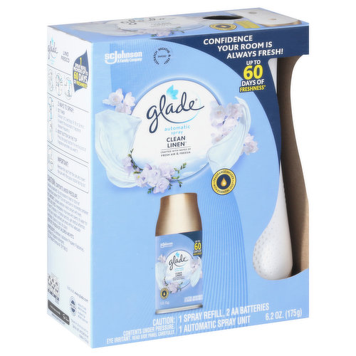 Glade Automatic Air Freshness Of The Morning - Deodorante per ambienti  automatico