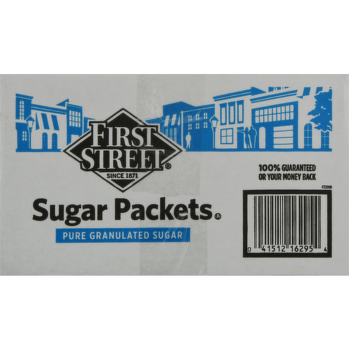 First Street Sugar Packets, Pure Granulated