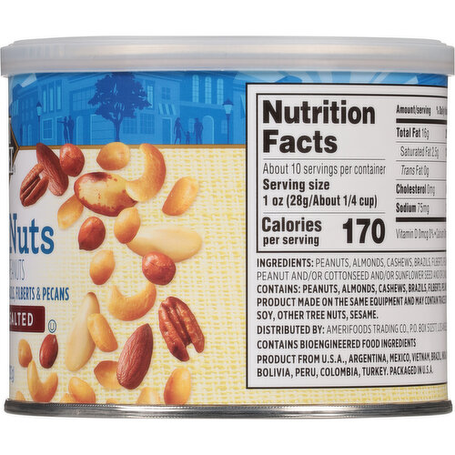 First Street Mixed Nuts, Roasted & Salted