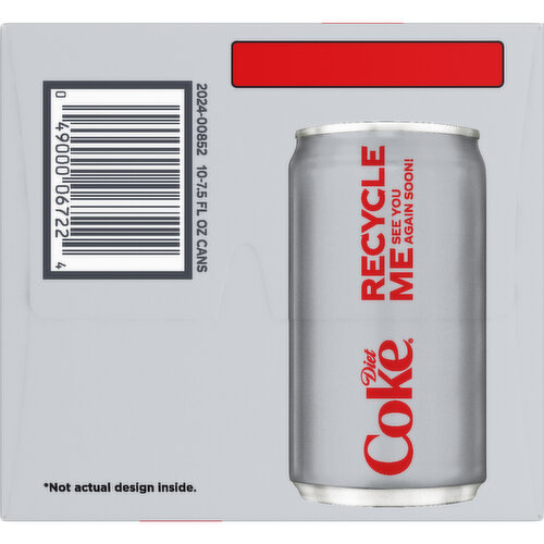 Diet Coke  Diet Soda Soft Drink Fridge Pack