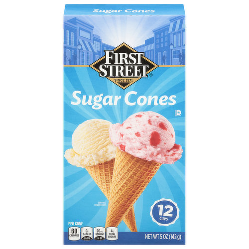 First Street Sugar Cones