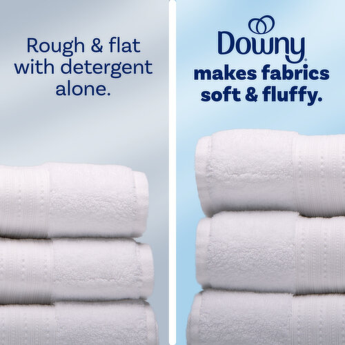 Downy Soft, 2 in 1 Soft and Fresh Liquid Fabric Softener, Clean Breeze, 136 Loads
