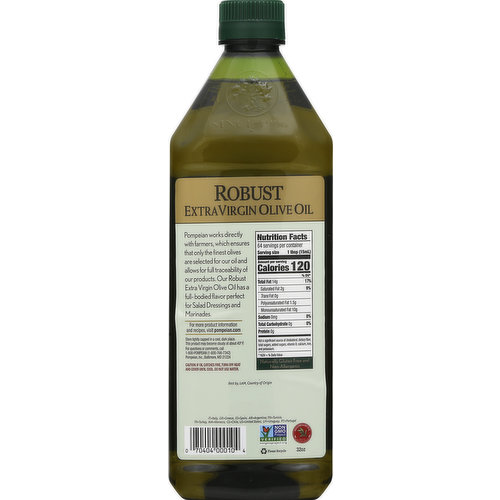Pompeian Olive Oil, Extra Virgin, Robust