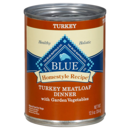 Blue Buffalo Food for Dogs, Natural, Turkey Meatloaf Dinner