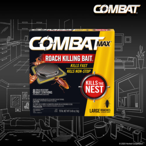 Combat Roach Killing Bait Stations