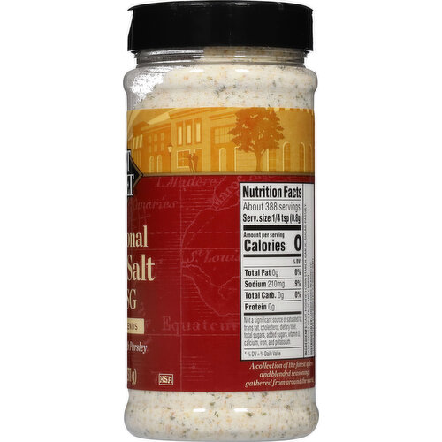 First Street Garlic Salt, Traditional, No MSG