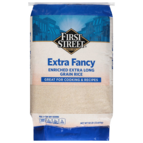 First Street Rice, Extra Long Grain, Extra Fancy