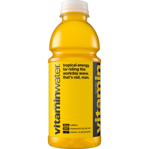 vitaminwater Energy Electrolyte Enhanced Water W/ Vitamins, Tropical Citrus Drink