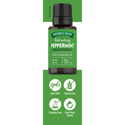 Nature's Truth Pure Essential Oil, Aromatherapy, Peppermint