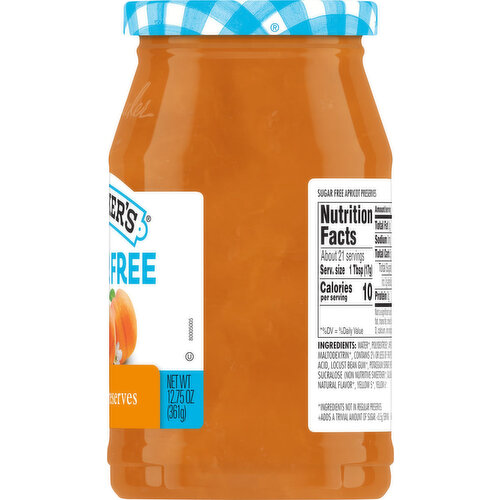 Smucker's Sugar Free Apricot Preserves