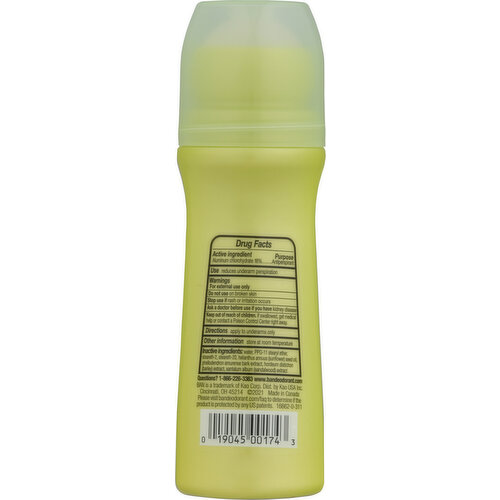 Ban Antiperspirant Deodorant, Invisible Roll-on, Unscented