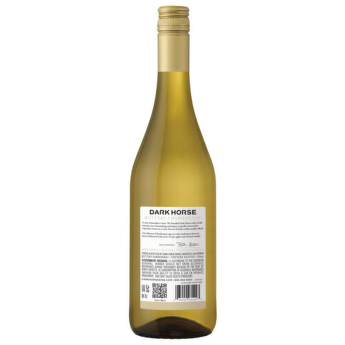 Dark Horse Buttery Chardonnay White Wine 750ml