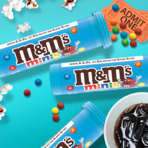 M&M'S M&M'S Minis Milk Chocolate Candy, 1.08 Oz Tubes, 24Ct (Package May Vary)