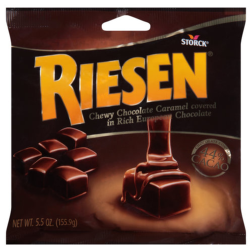 Riesen Candy, Chocolate Caramel Covered