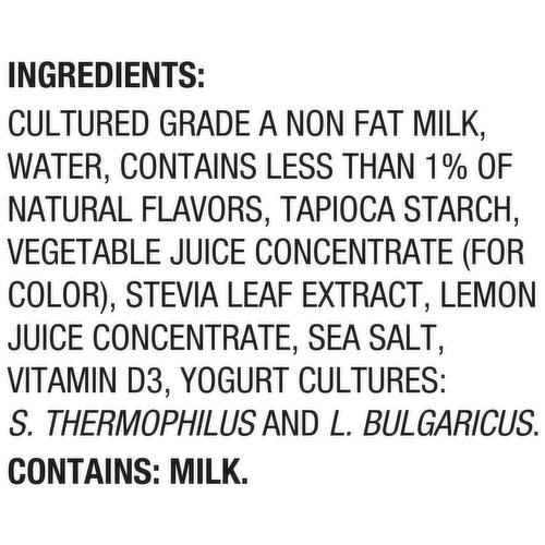 Oikos Triple Zero Strawberry High Protein Nonfat Greek Yogurt
