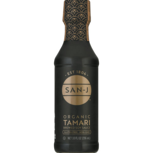 San-J Brewed Soy Sauce, Organic, Tamari