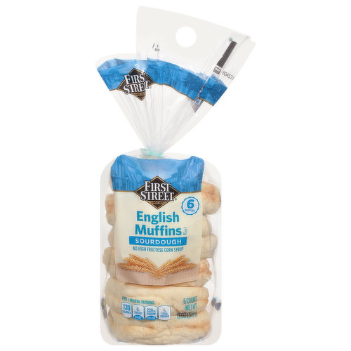 First Street English Muffins, Sourdough