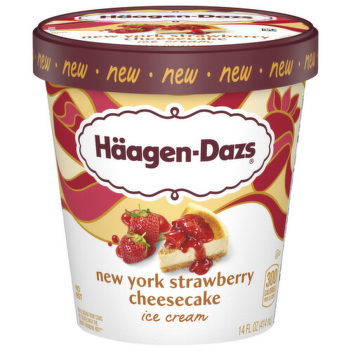 Haagen-Dazs Ice Cream, New York Strawberry Cheesecake