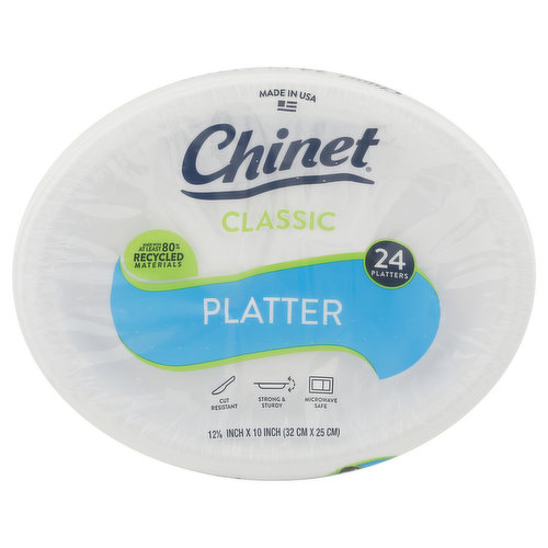 Chinet Platters