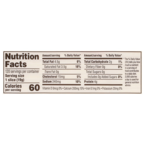First Street Swiss American Cheese Slices