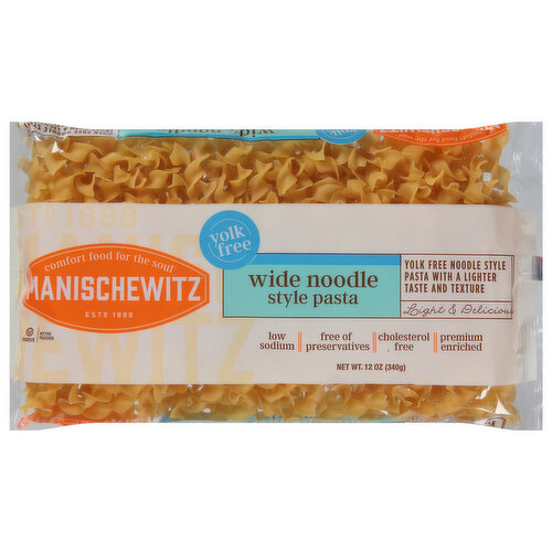Manischewitz Pasta, Wide Noodle Style