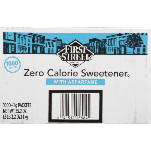 First Street Sweetener with Aspartame, Zero Calorie