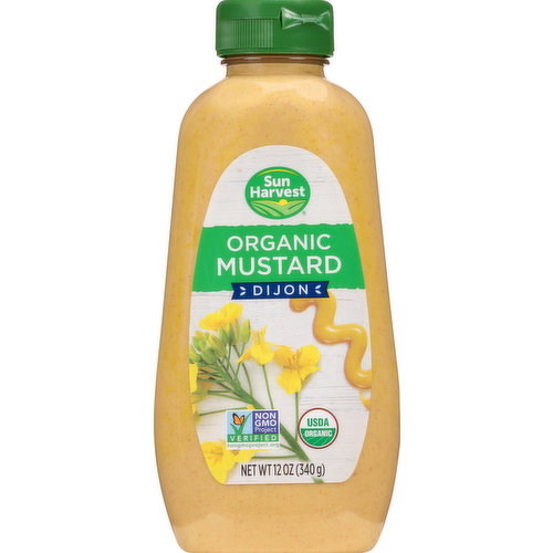 Sun Harvest Mustard, Organic, Dijon