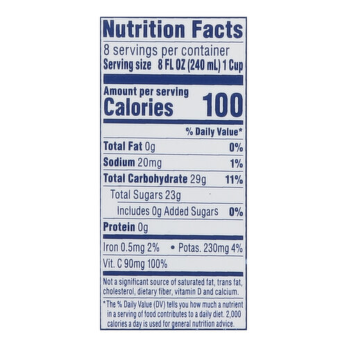 Ocean Spray 100% Juice, Cranberry
