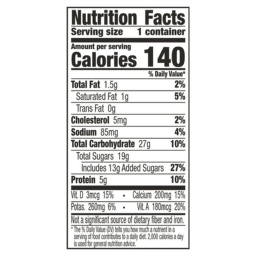 Yoplait Low Fat Strawberry Banana Yogurt