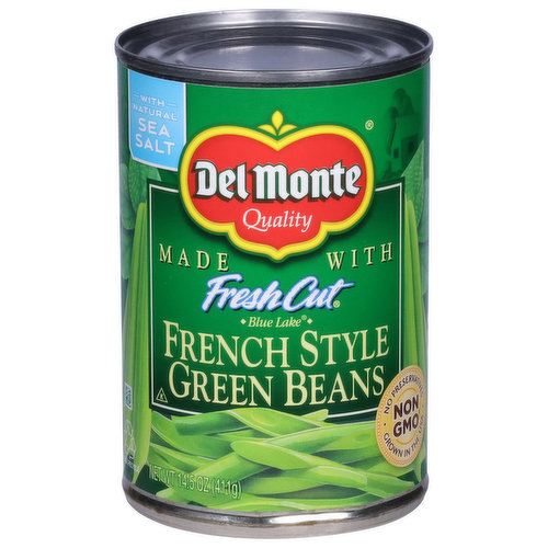 Del Monte Green Beans, French Style, Blue Lake