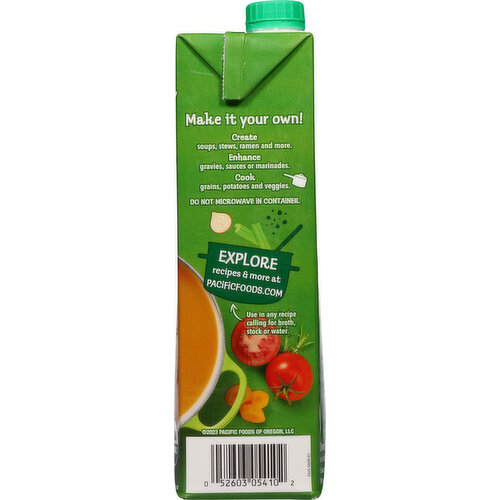 Pacific Foods Vegetable Broth, Organic