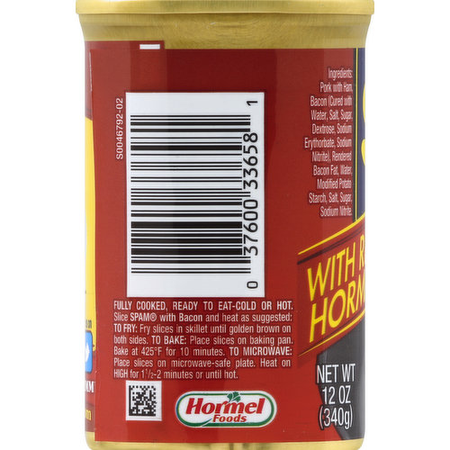 Spam Spam, with Real Hormel Bacon