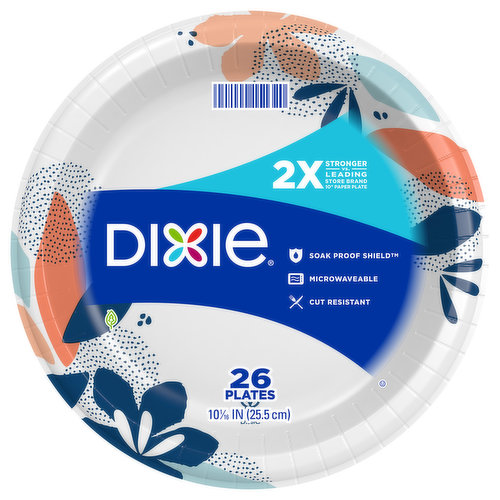Dixie Plates, 10-1/16 Inch