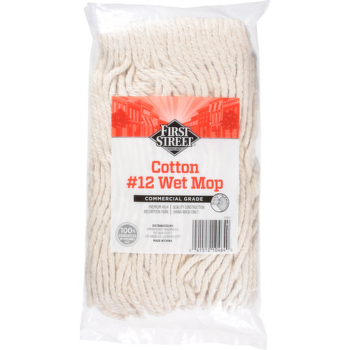 First Street Wet Mop, No. 12, Cotton