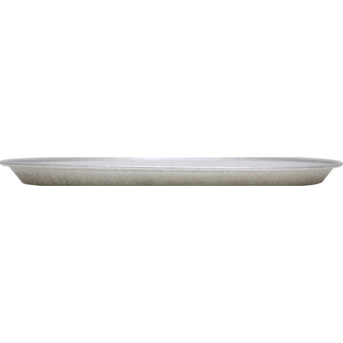 First Street Serving Tray, Round, Silver, 16 Inches