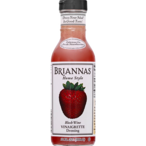 Briannas Dressing, Vinaigrette, Blush Wine, Home Style